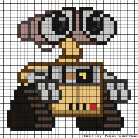 Пиксель арт в клетку