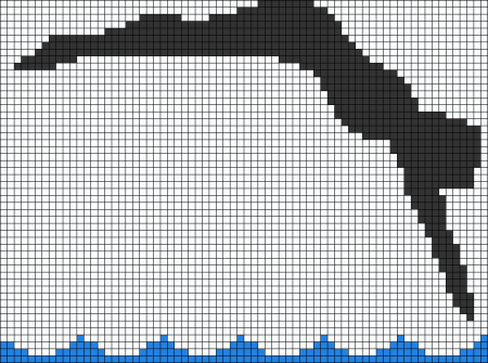 Рисунки по клеточкам с фоном