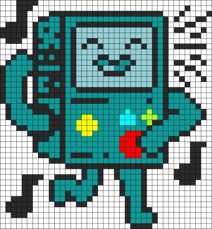 Картинки по клеточкам