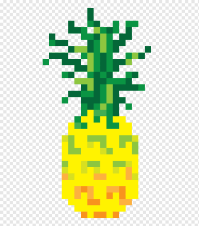 Ананас из пикселей