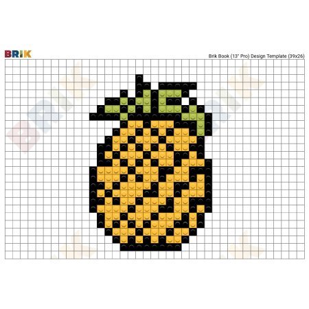 Пиксельный ананас