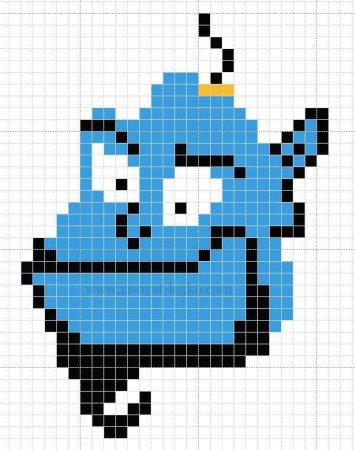 Рисунки по клеточкам маленькие для мальчиков