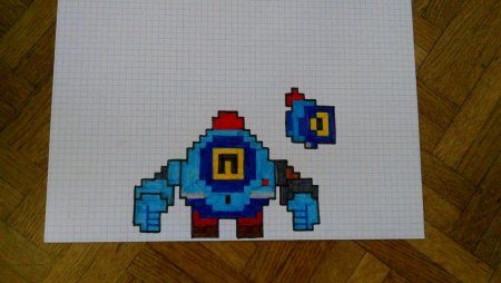 Рисование по клеткам БРАВЛ