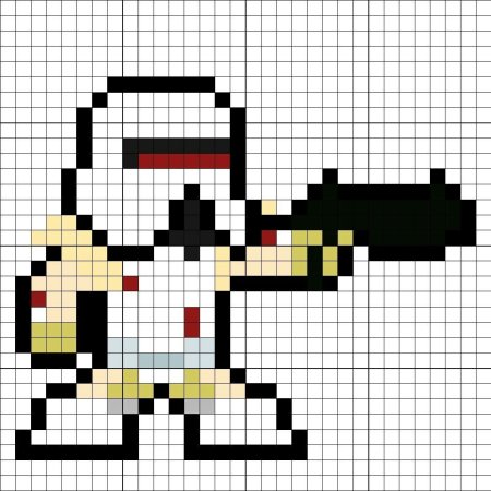 Рисование по клеткам Звездные войны