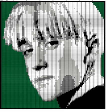 Вышивка крестом Драко Малфой