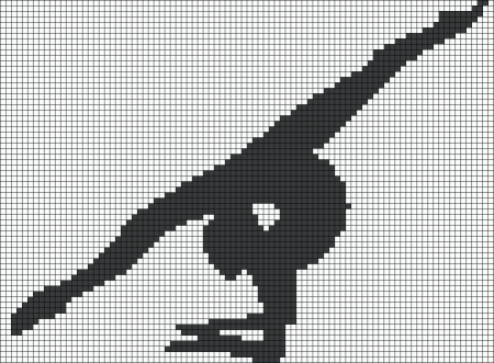 Вышивка гимнастка