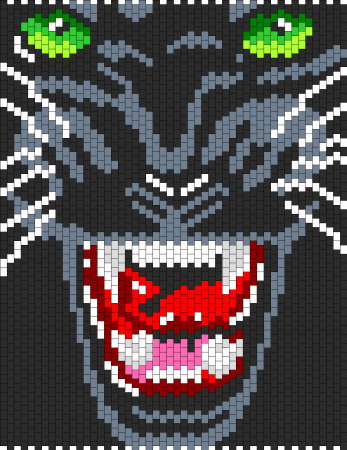 Рисунки по клеточкам большие