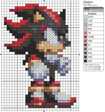 Соник Шедоу схема