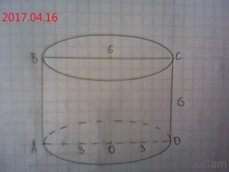 Цилиндр по клеткам
