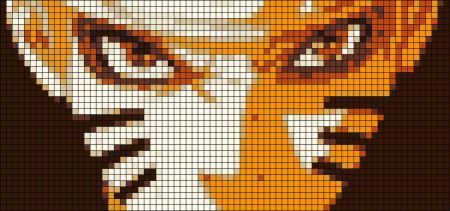 Наруто по клеточкам