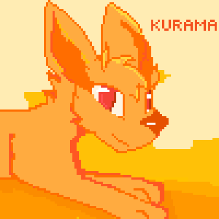 Курама пиксель арт