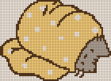 Рисунки по клеточкам большие