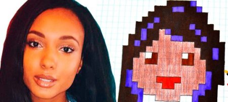 Рисование по клеточкам блоггеры