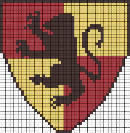 Вышивка Гриффиндор крестиком