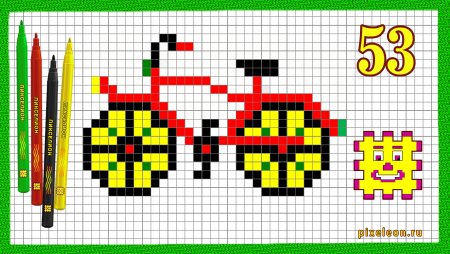 Рисунки по клеточкам для мальчиков