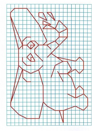 Лист в клеточку для рисования