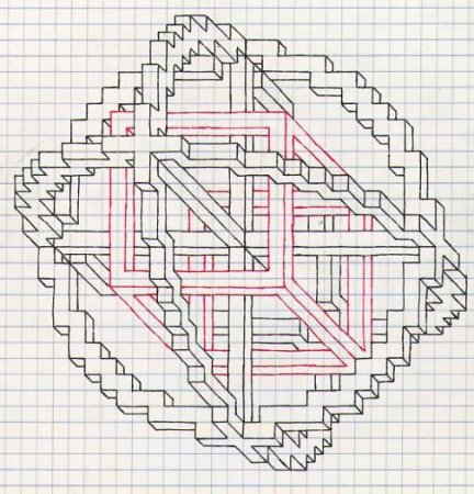 Рисунки по клеточкам лёгкие
