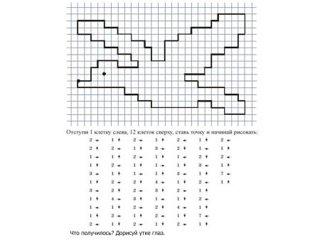 Графический диктант по математике 3 кл