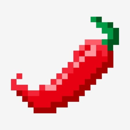 Пиксельная морковь