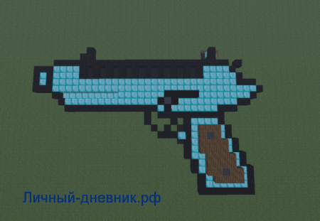 Кирка по клеточкам в тетради