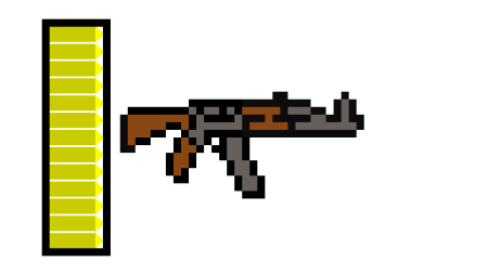 Снайперская винтовка Pixel Art