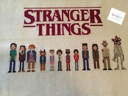 Очень странные дела вышивка крестиком