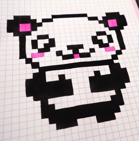 Рисунки по клеточкам п