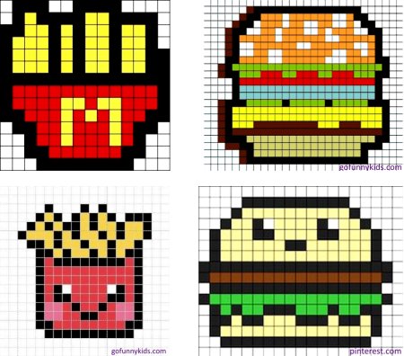 Рисунки по клеточкам еджа