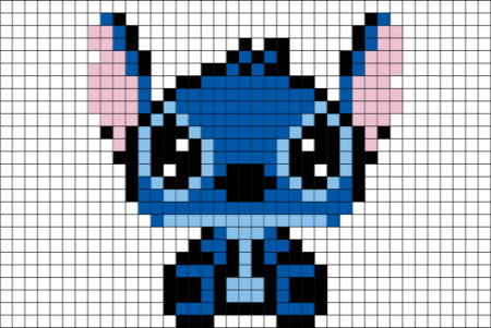 Вышивка крестом розовая пантера