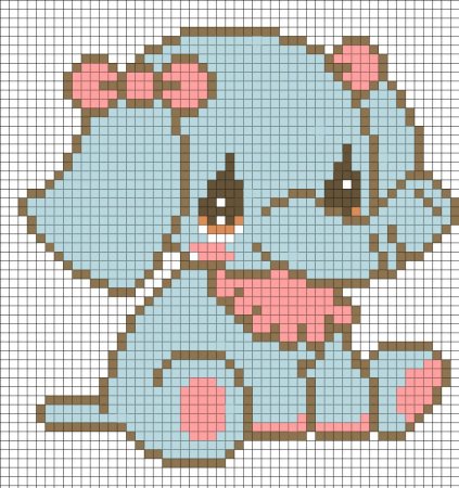 Пиксельный покемон Зубат