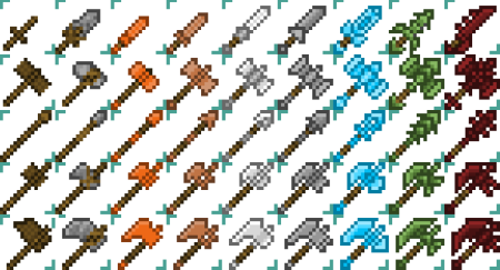 Оружие из МАЙНКРАФТА И из модов