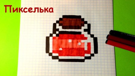 Зелье из МАЙНКРАФТА по клеткам