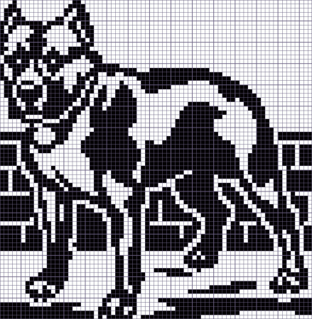 Собаки по клеточкам большие