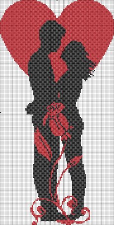 Вышивка силуэт