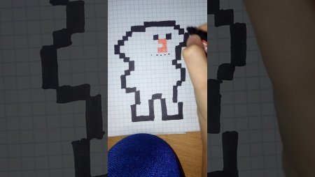 Салли Леон по клеточкам