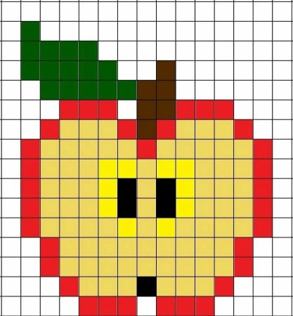 Рисование по клеточкам маленькие