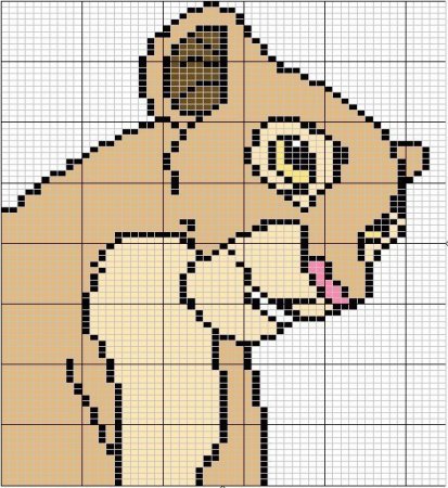 Схемы рисунков по клеточкам животные