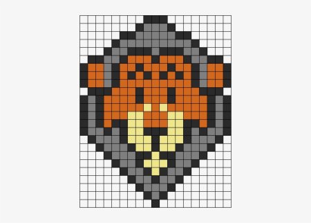 Рисование по клеточкам Лев