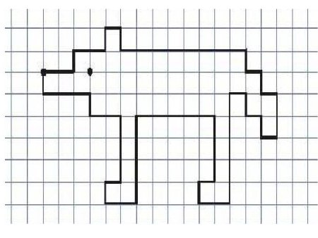 Рисунок по клеточкам для детей