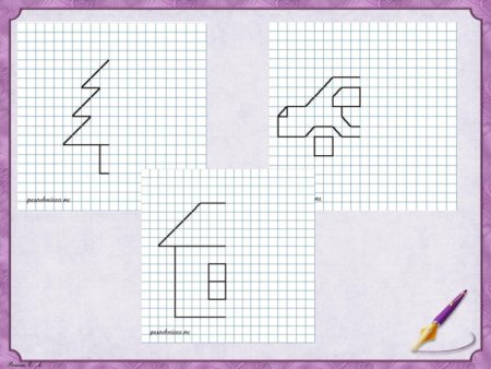 Графический диктант 1 класс