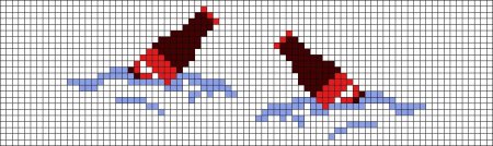 Летние рисунки по клеточкам в тетради