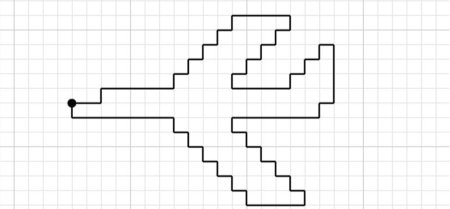 Графический диктант по клеточкам