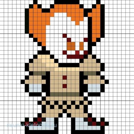 Клоун ПЕННИВАЙЗ Pixel Art