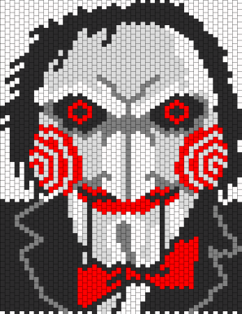 Маска Анонимуса Pixel Art