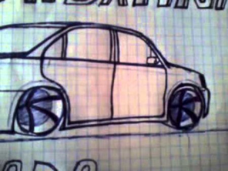 Рисунки машин с сабвуфером