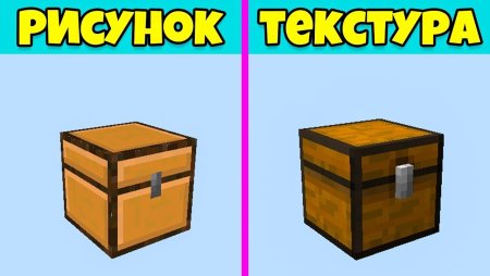 Сундук майнкрафт по клеточкам
