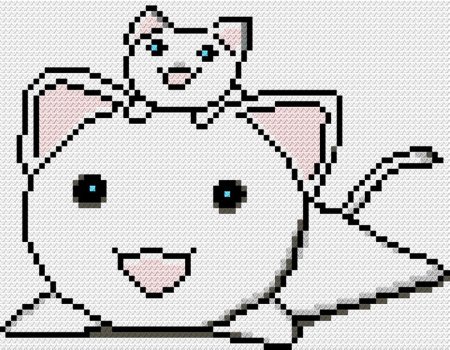 Жаккард кошки