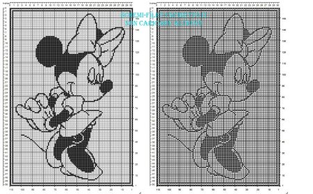 Жаккард Микки Маус схема