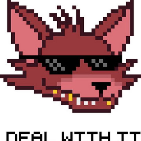 Фокси пиксель арт