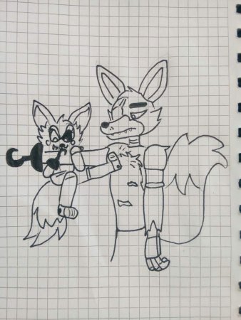 Фокси рисунок для срисовки легко